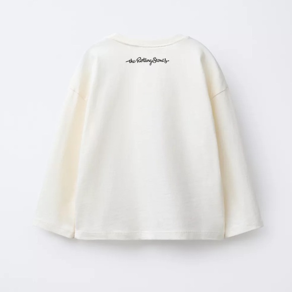 ZARA ROLLING STONES PRINTED T-SHIRT - Picture 4 of 10